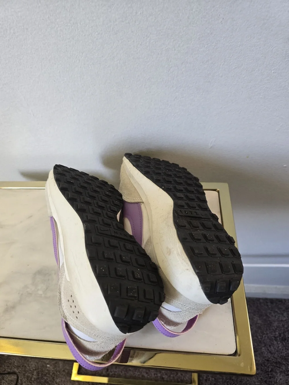 Nike Waffle Debut White Rush Fuchsia US Women Size 8.5(UK 6/EUR 40) Sneakers